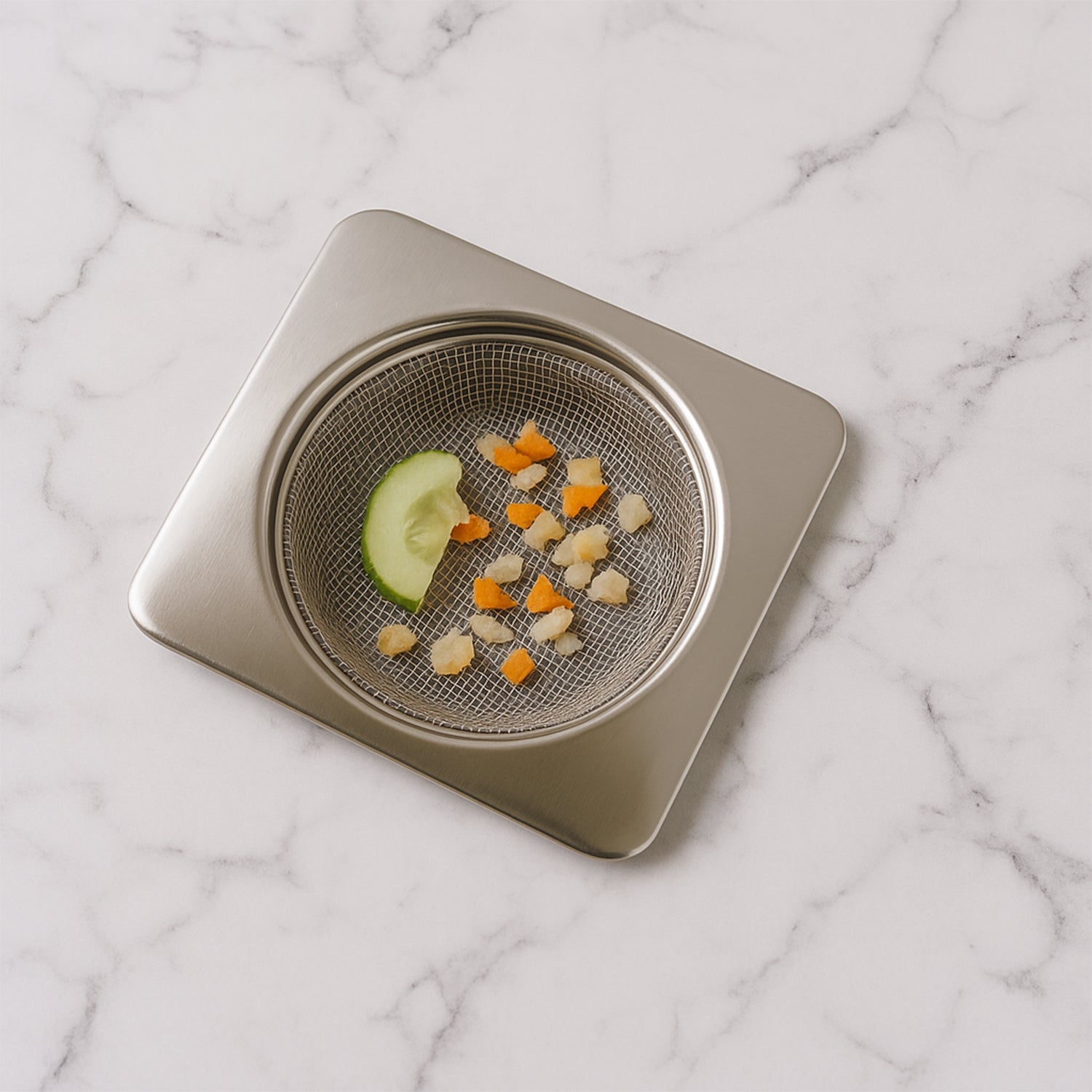 Stainless Steel Square Sink Strainer (1 Pc) Stainless Steel Square Sink Strainer (1 Pc)